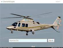 Tablet Screenshot of charterhelicopter.com